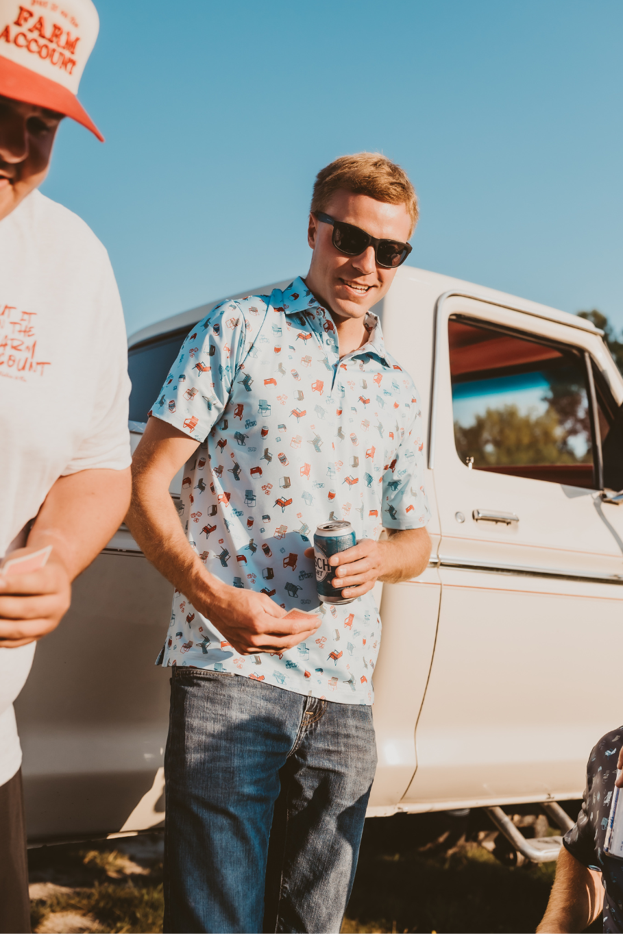 Cooler Than You in Light Blue Men's Polo