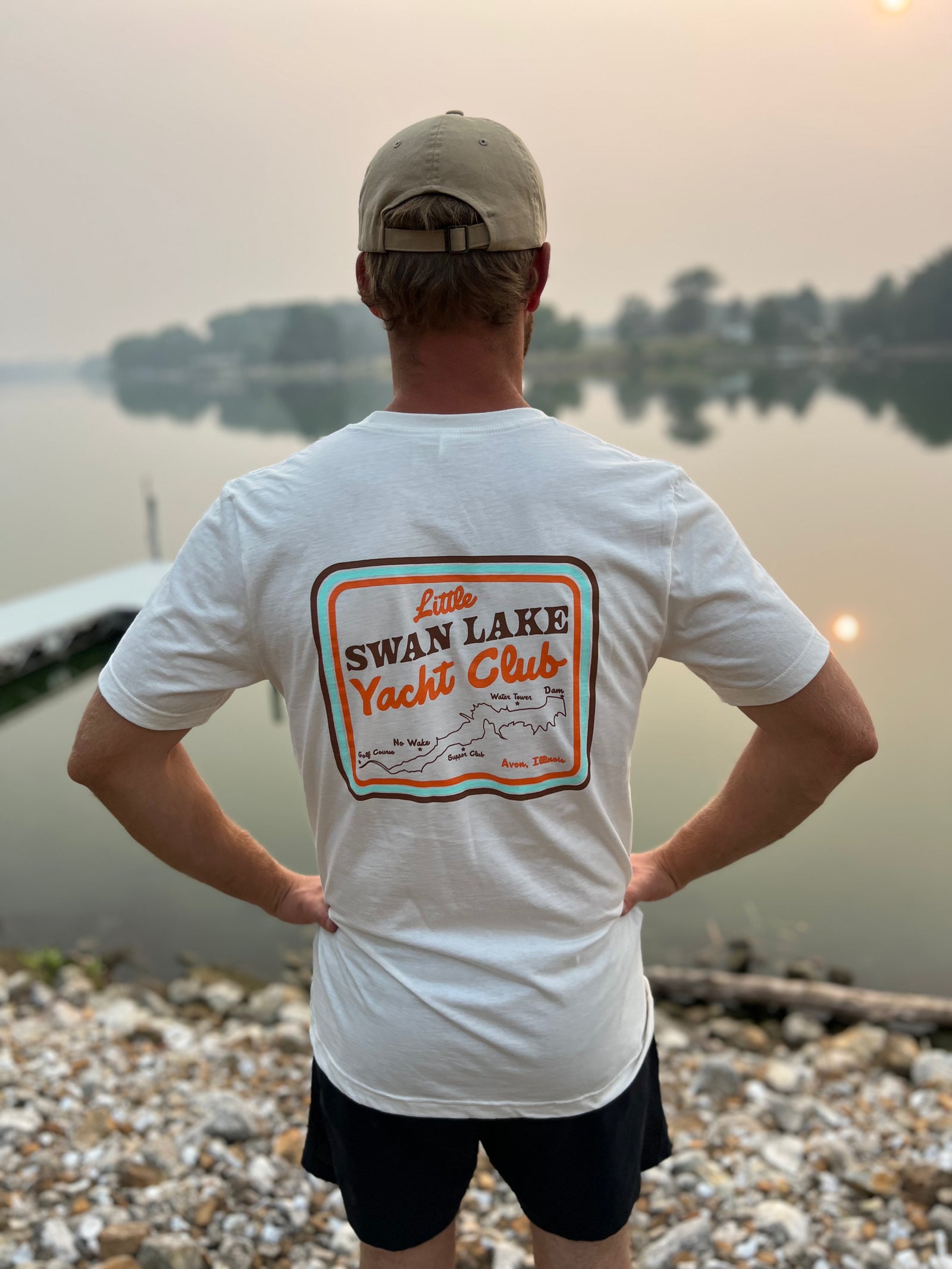 Little Swan Lake Retro Graphic Tee - Rosebud's Tees