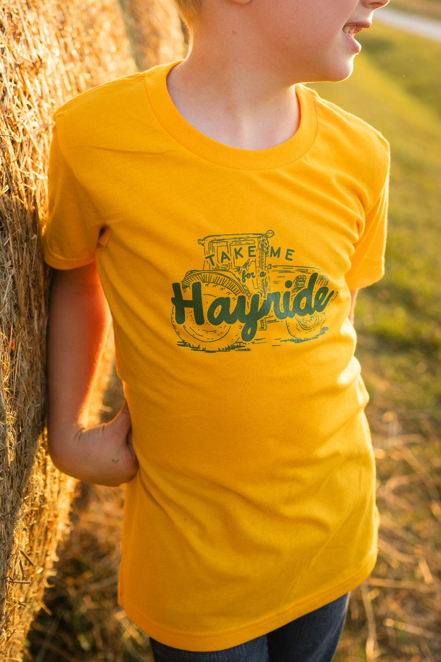 Take Me For A Hayride Graphic Tee (Adult, Toddler, Youth) - Rosebud's Tees