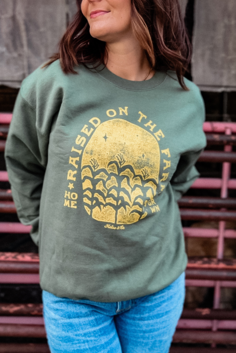 Raised On The Farm Crewneck