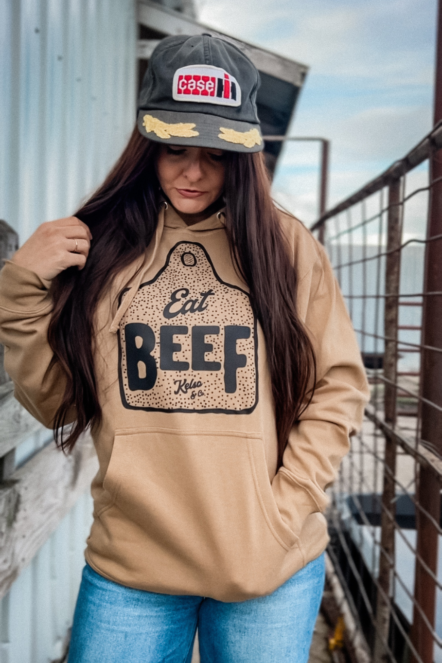 Eat Beef Hoodie Kelso Company