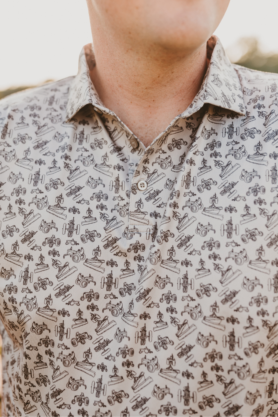 Diesel Drip Men's Tractor Polo