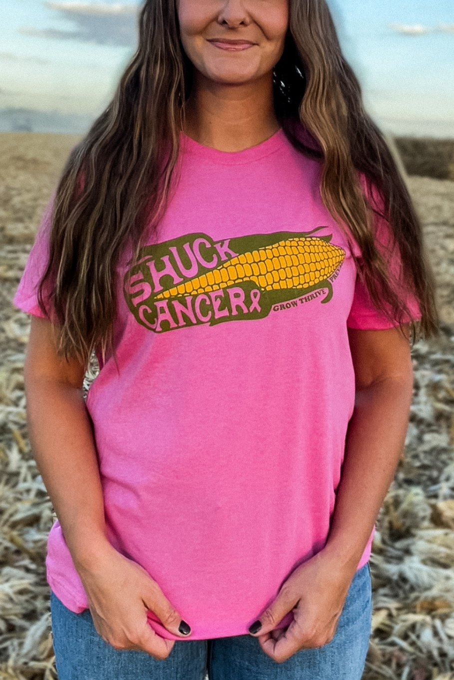 Shuck Cancer Graphic T-Shirt | Prairie State Tractor x Kelso &amp; Co.