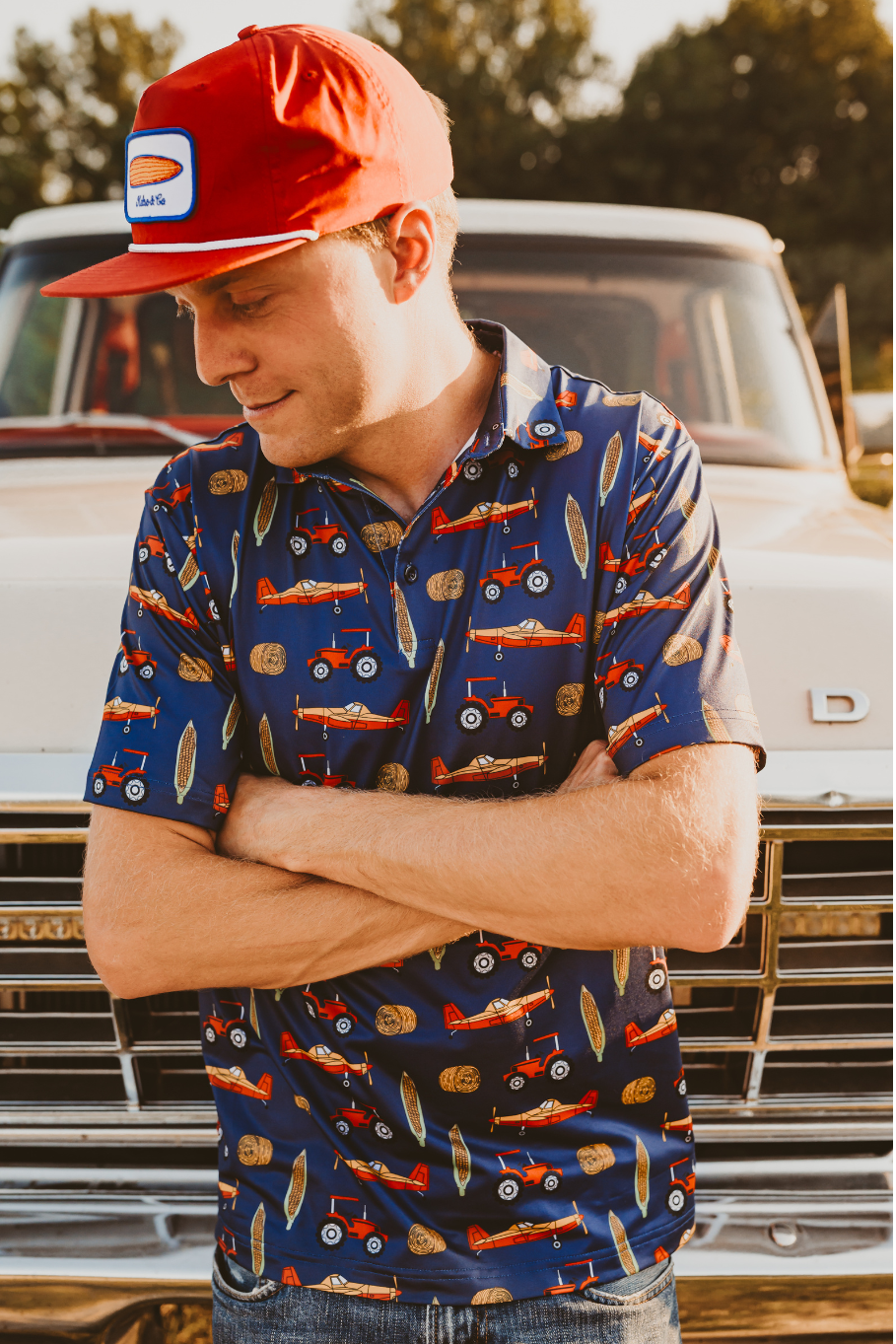 Crop Dusted Men's Farm Polo