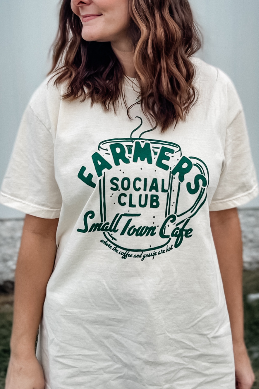 Farmers Social Club Graphic Tee - Ivory