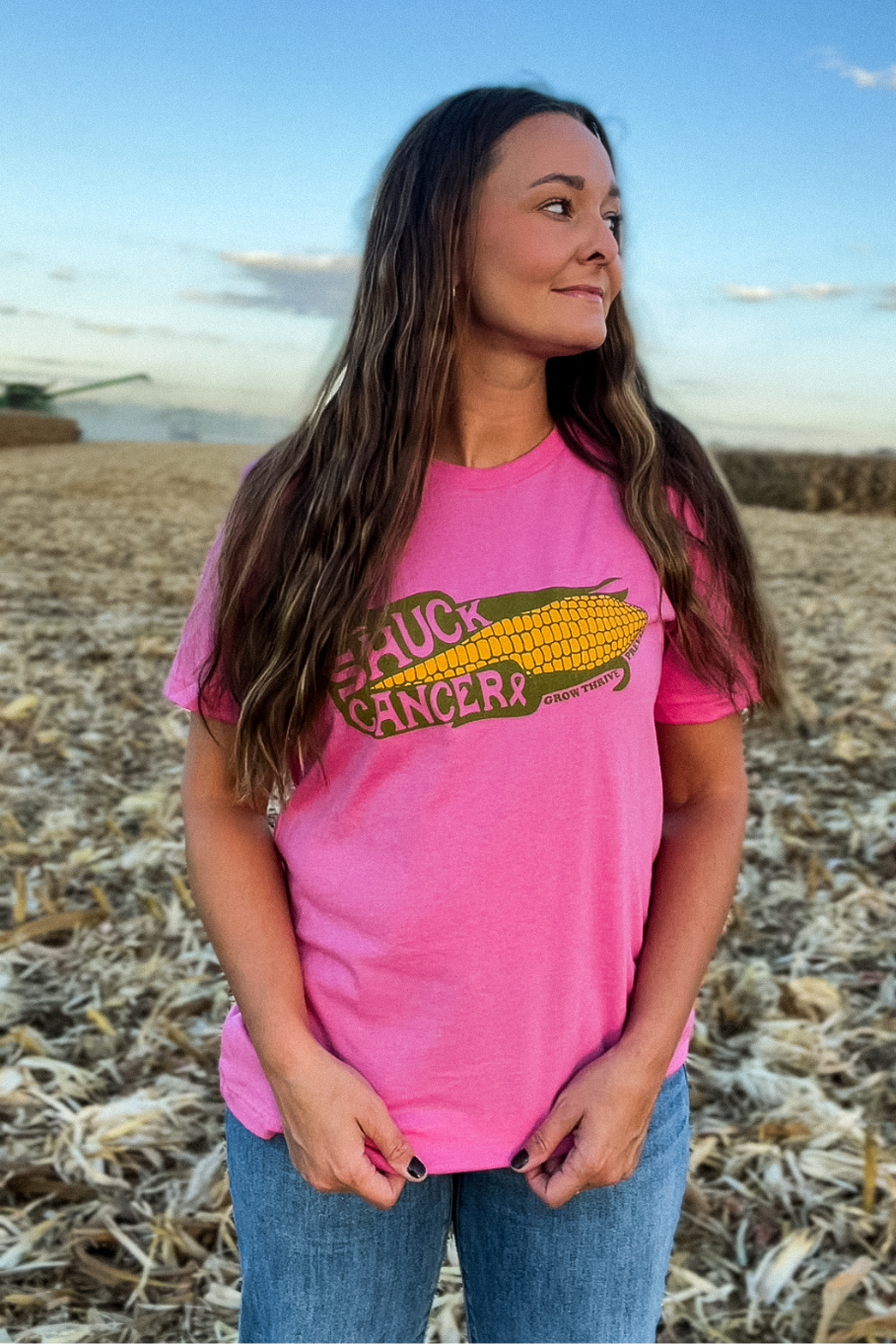 Shuck Cancer Graphic T-Shirt | Prairie State Tractor x Kelso & Co.