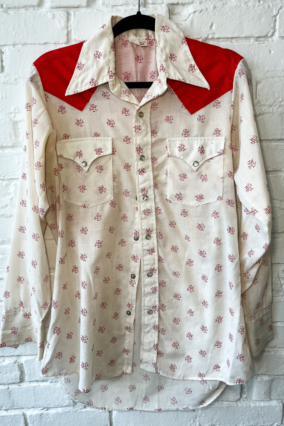 Dime Store Cowgirl Pearl Snap Size Medium