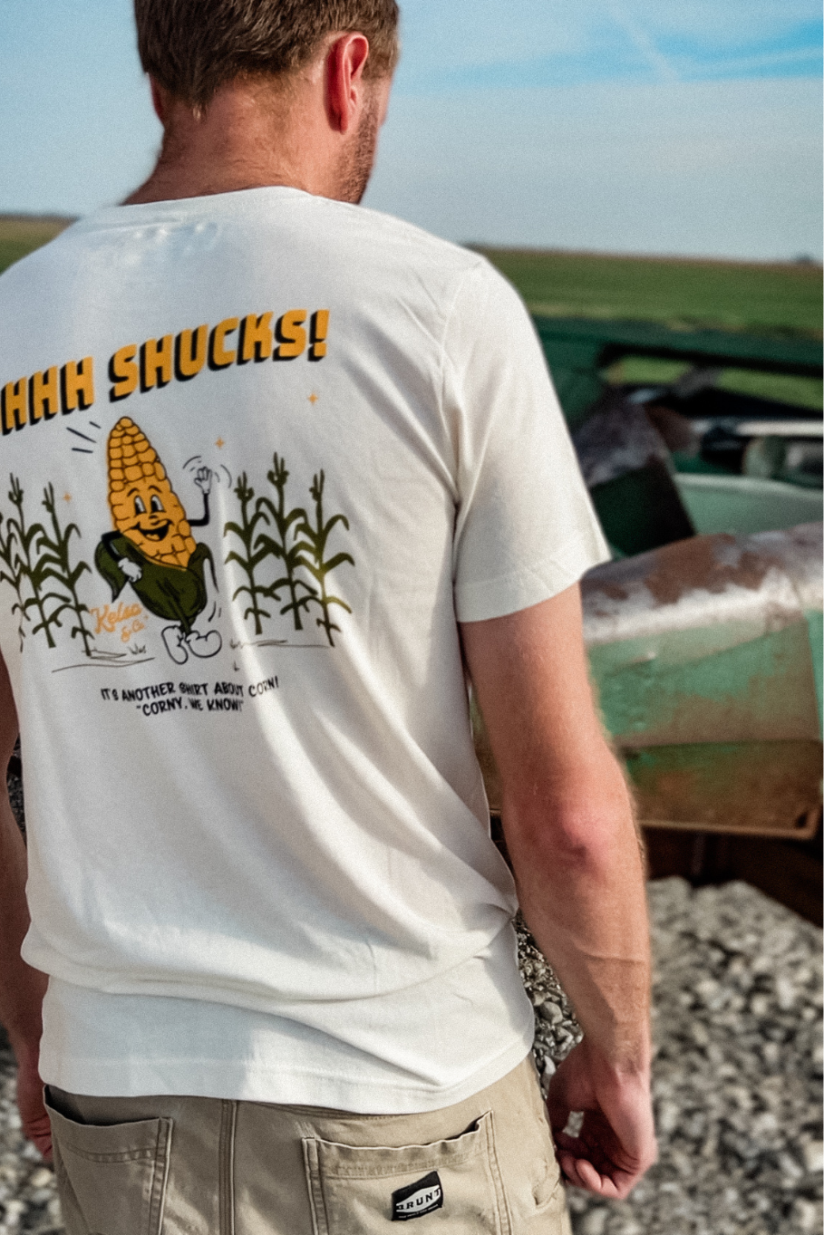 Ahhh Shucks Dancing Corn Tee