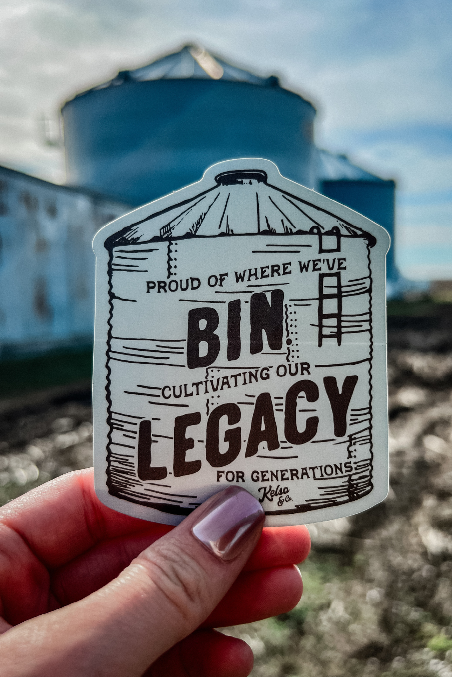 Grain Bin Decal - Rosebud's Tees