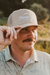 Living On Farmer Time Trucker Hat in Tan