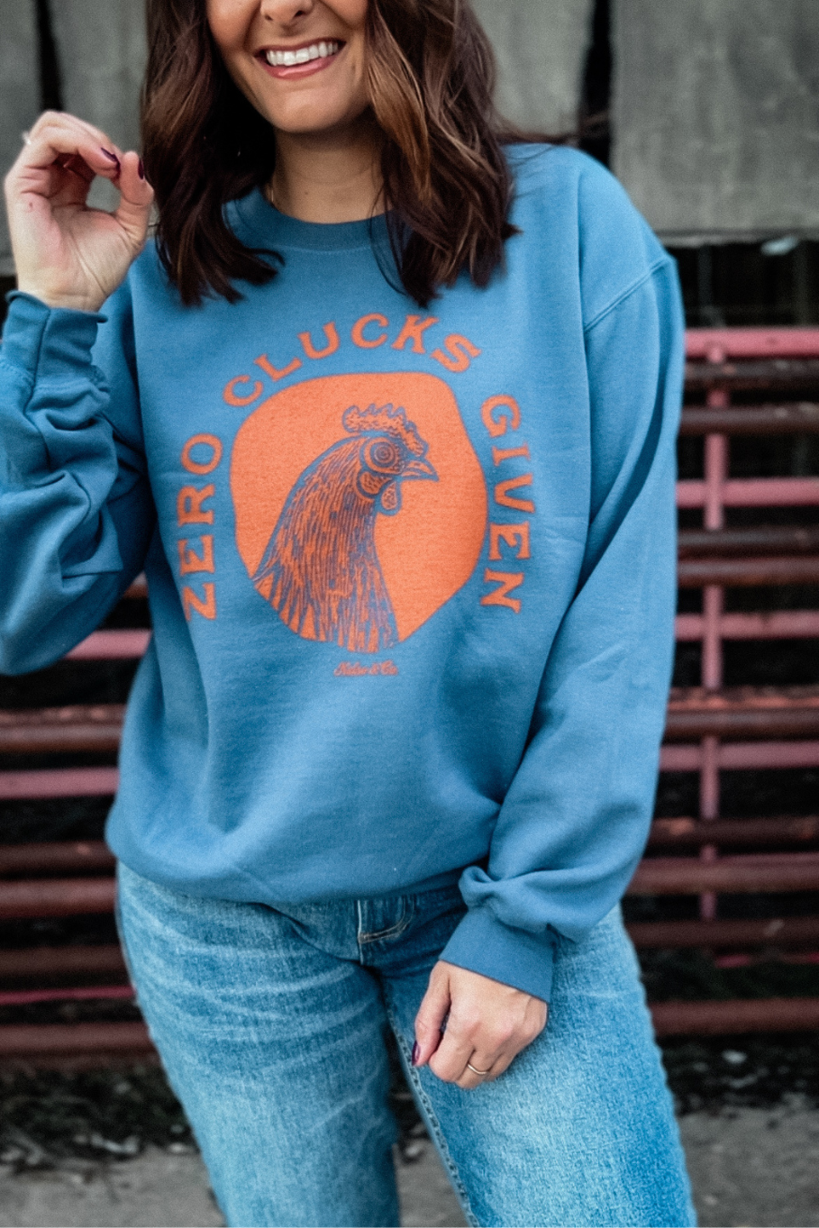 Zero Clucks Given Crewneck