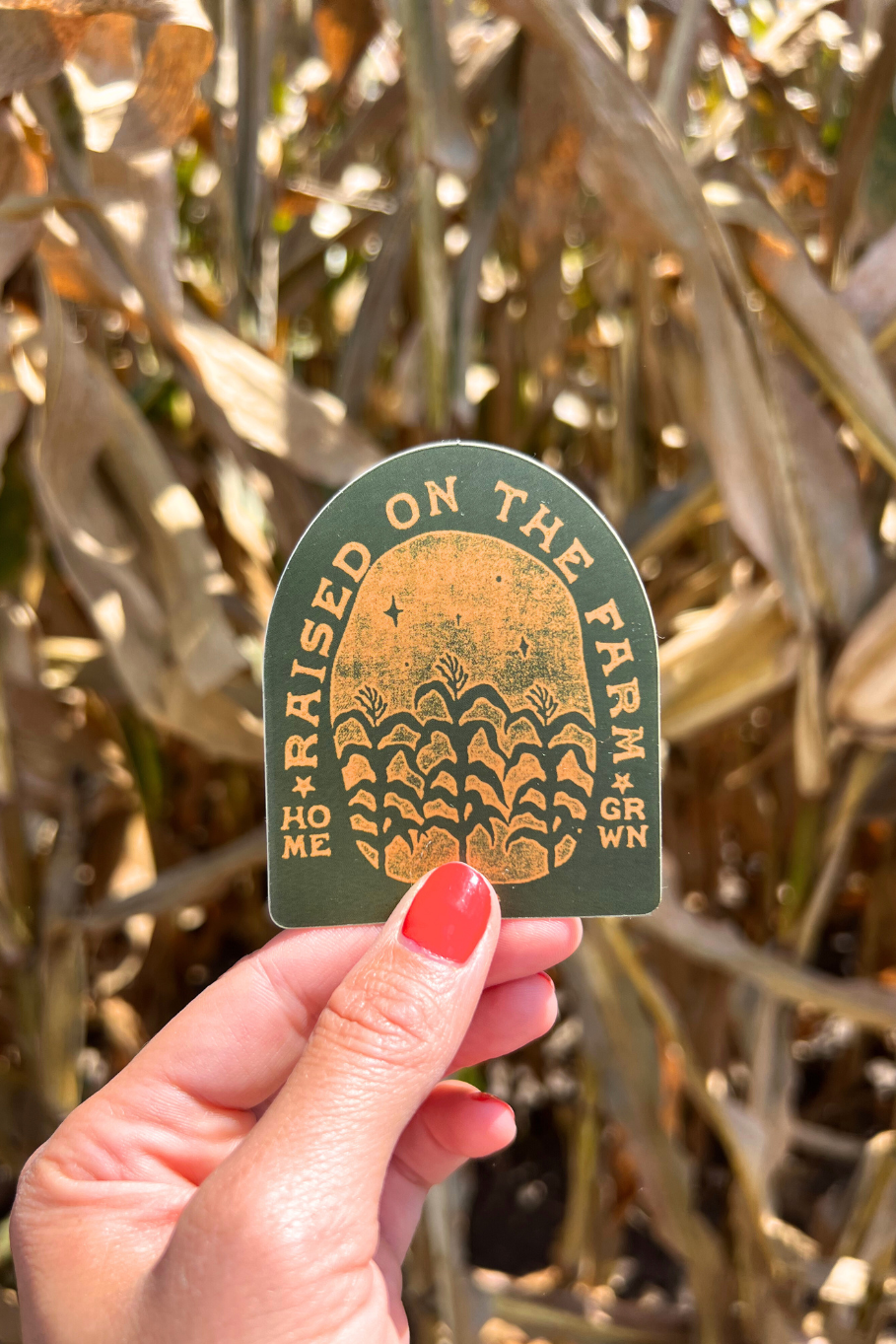 Raised on the Farm Decal