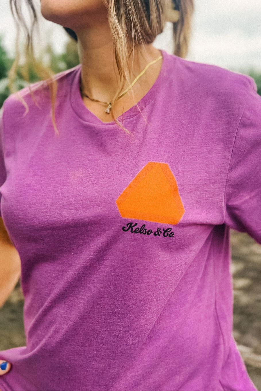 Save A Farmer Graphic Tee - Magenta