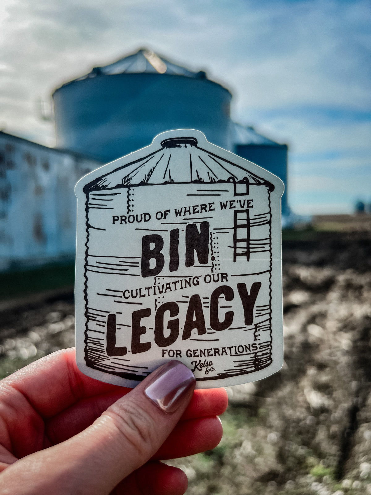 Grain Bin Decal - Rosebud&#39;s Tees