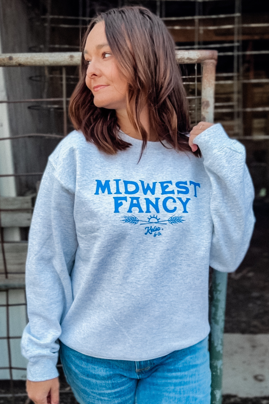 midwest graphic crewneck sweatshirt