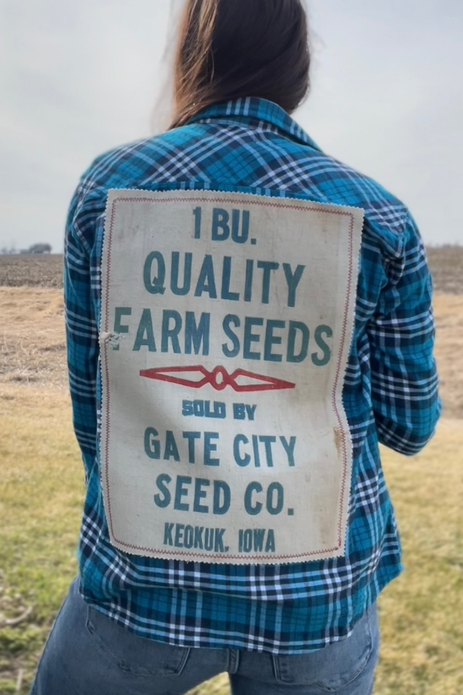 CUSTOM Seed Sack Flannel -Send Us Your Seed Sack!