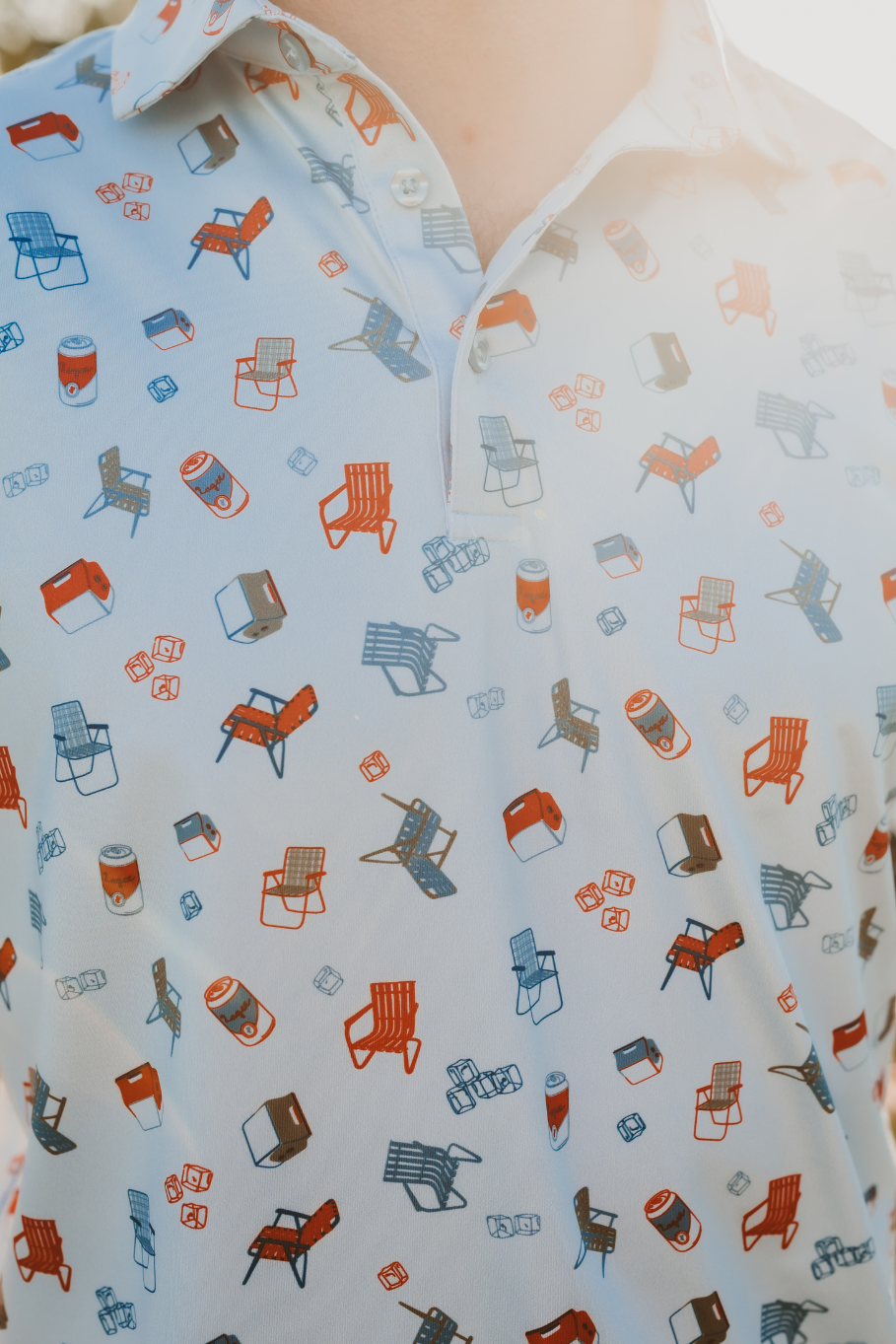 Cooler Than You in Light Blue Men&#39;s Polo