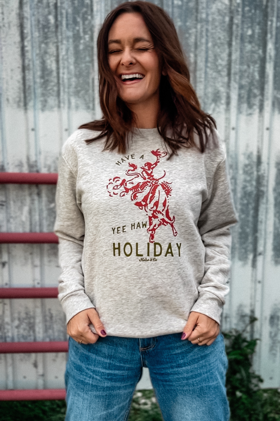 Yee Haw Holiday Crewneck