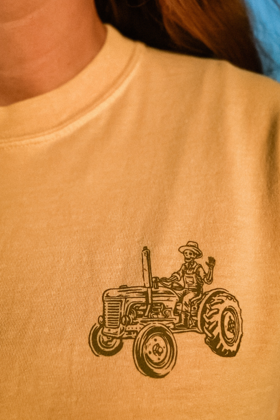 Farm 'Til I Die | Mustard short sleeve