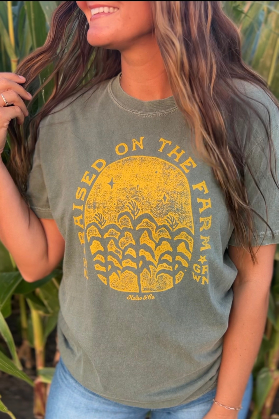 Raised On The Farm Graphic Tee