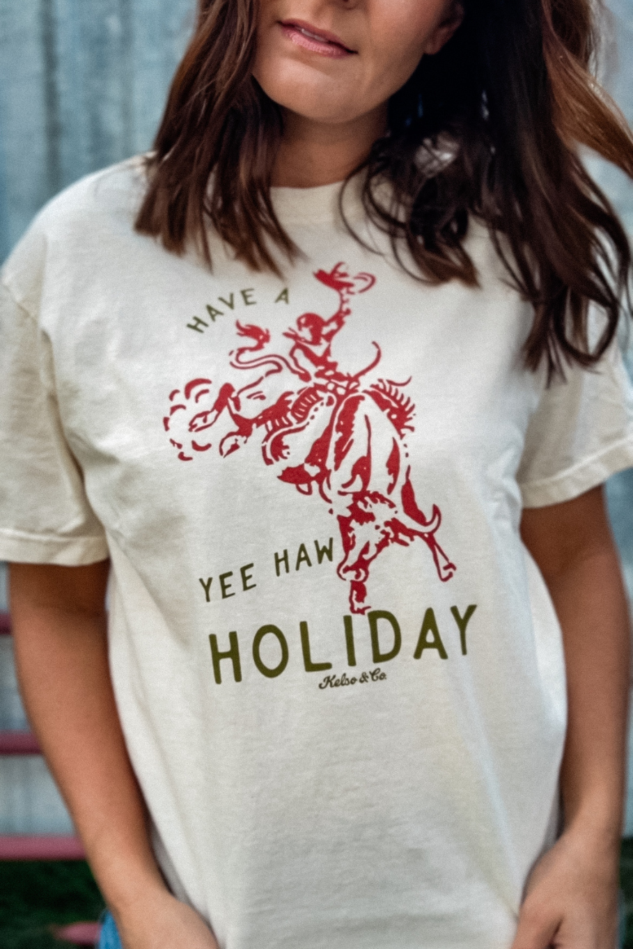 Yee Haw Holiday Tee