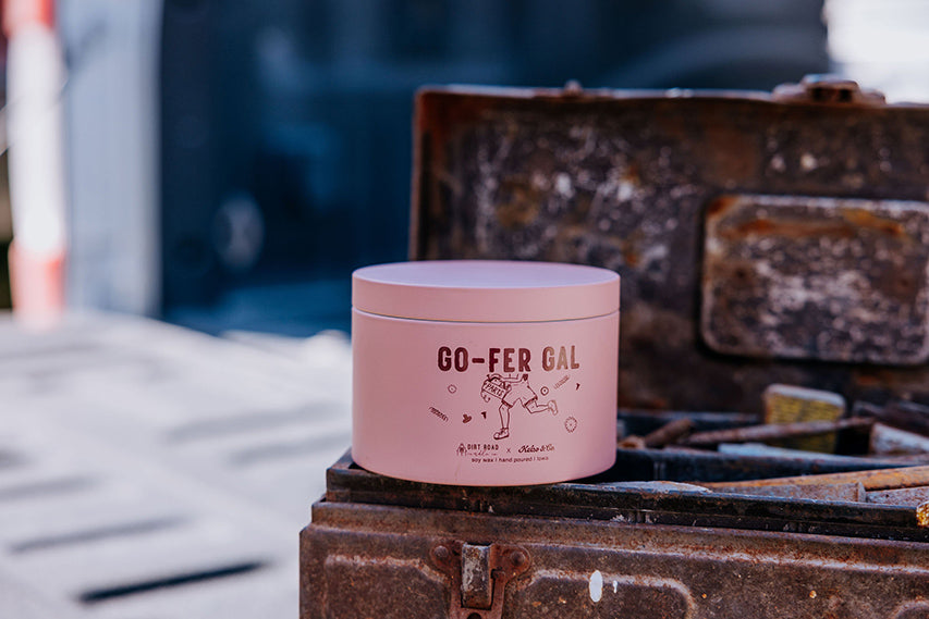 Go-fer Gal Candle