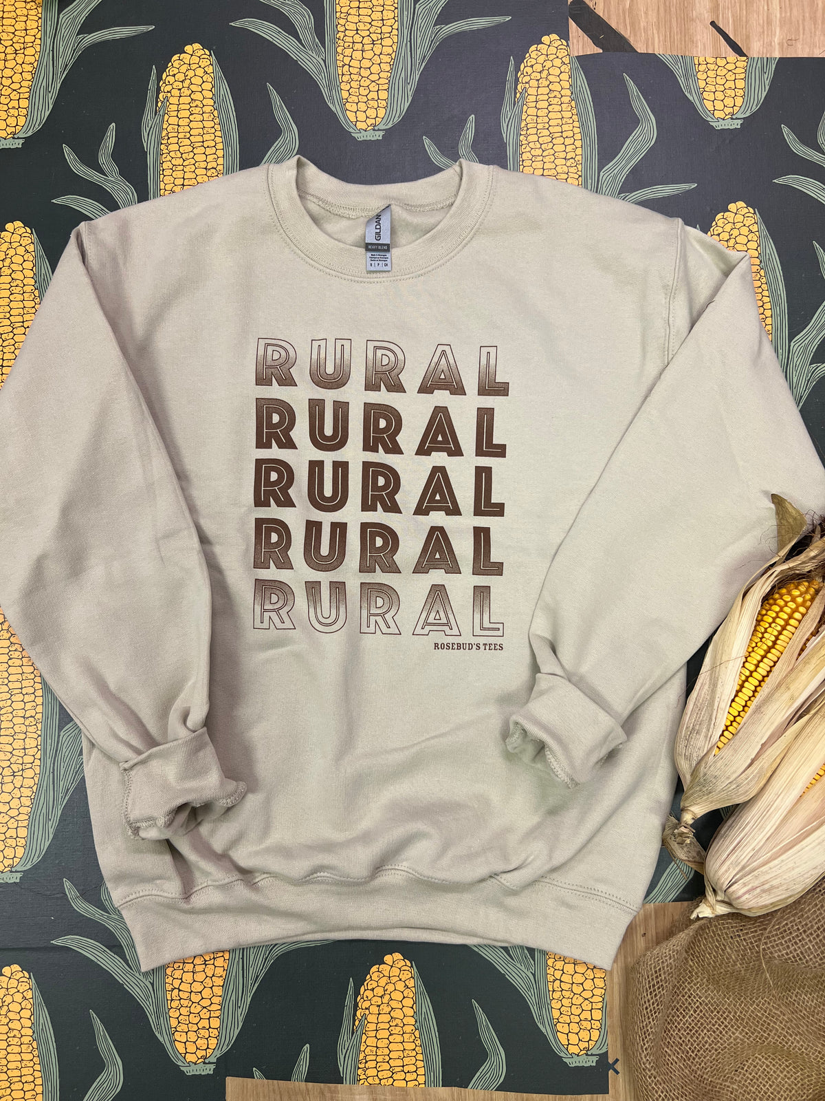 Rural Sweatshirt in Sand | Sizes S - 3XL