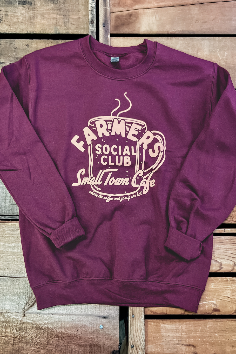 Farmers social club graphic farm sweatshirt