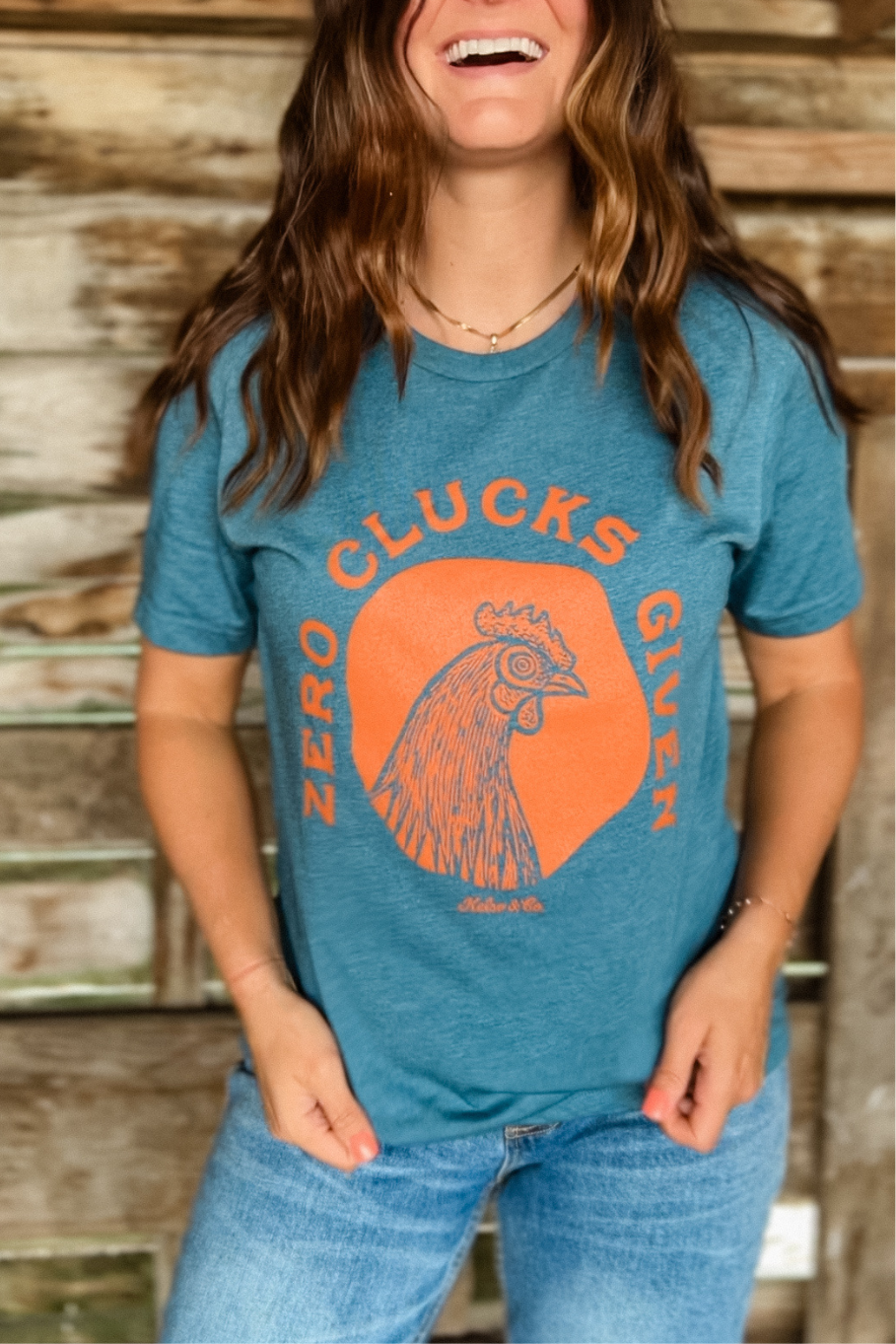 chicken tshirt - zero clucks given