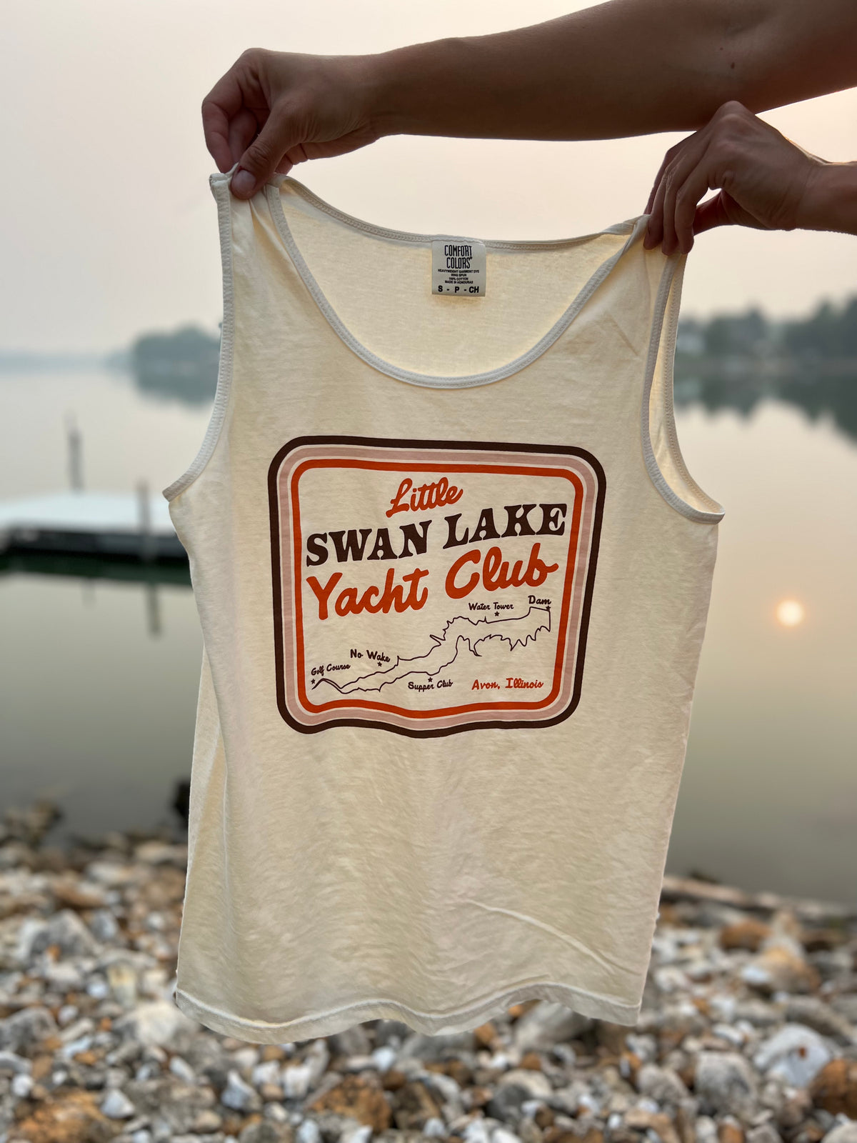 Little Swan Lake Retro Tank Top - Rosebud&#39;s Tees