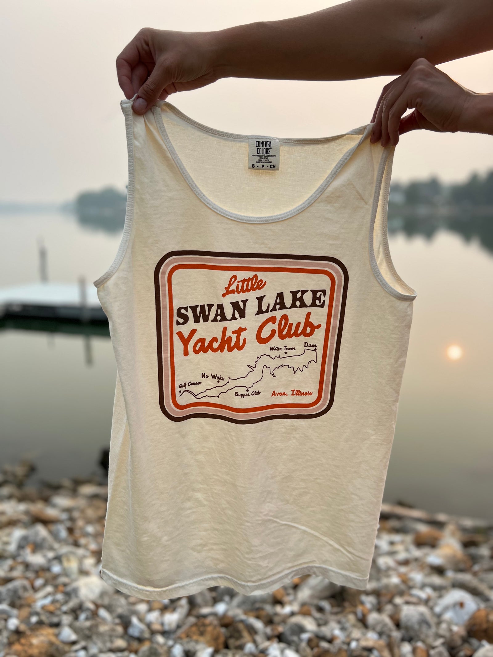 Little Swan Lake Retro Tank Top - Rosebud's Tees