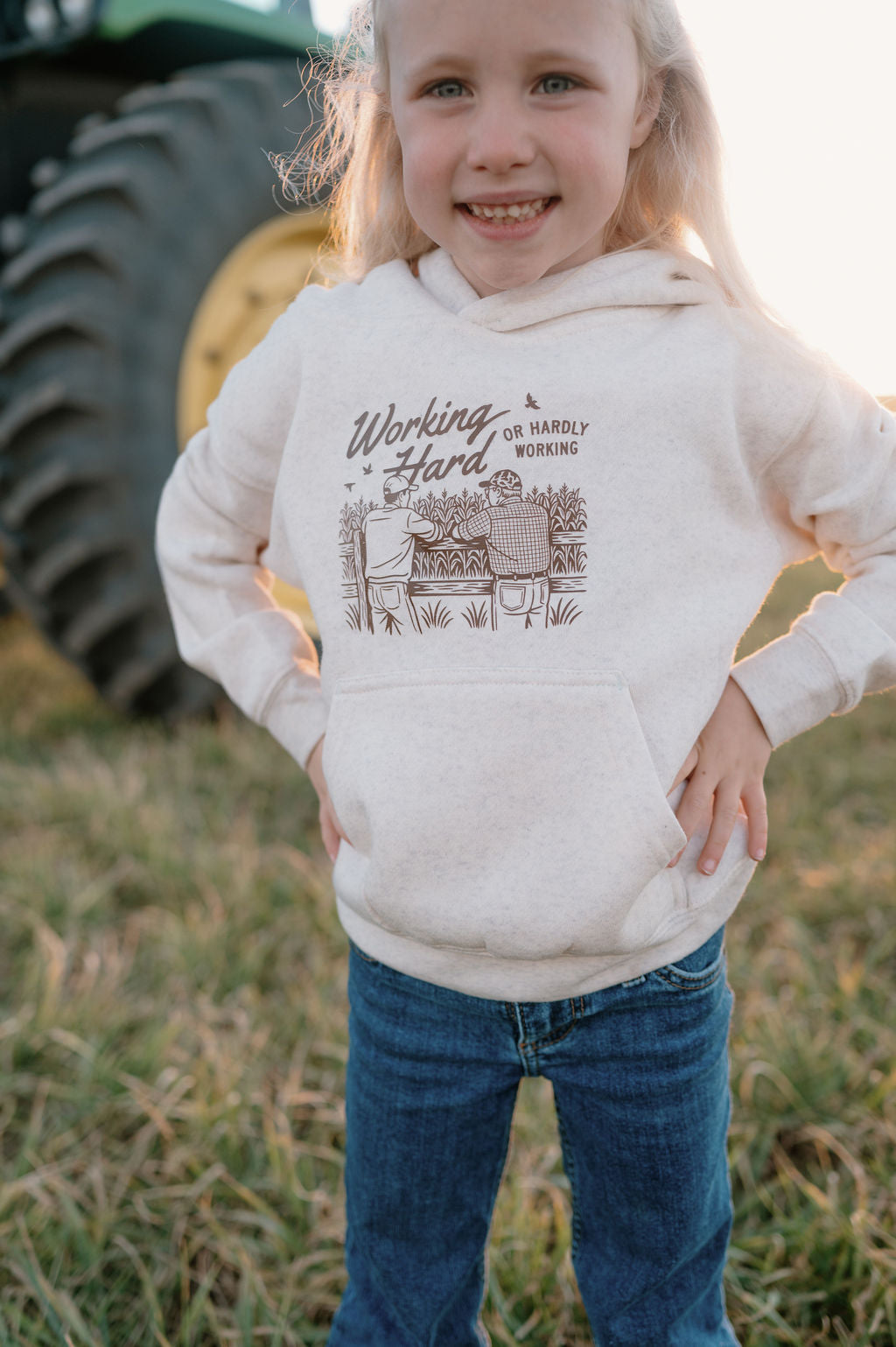 kids working hard hardly working kids hoodie