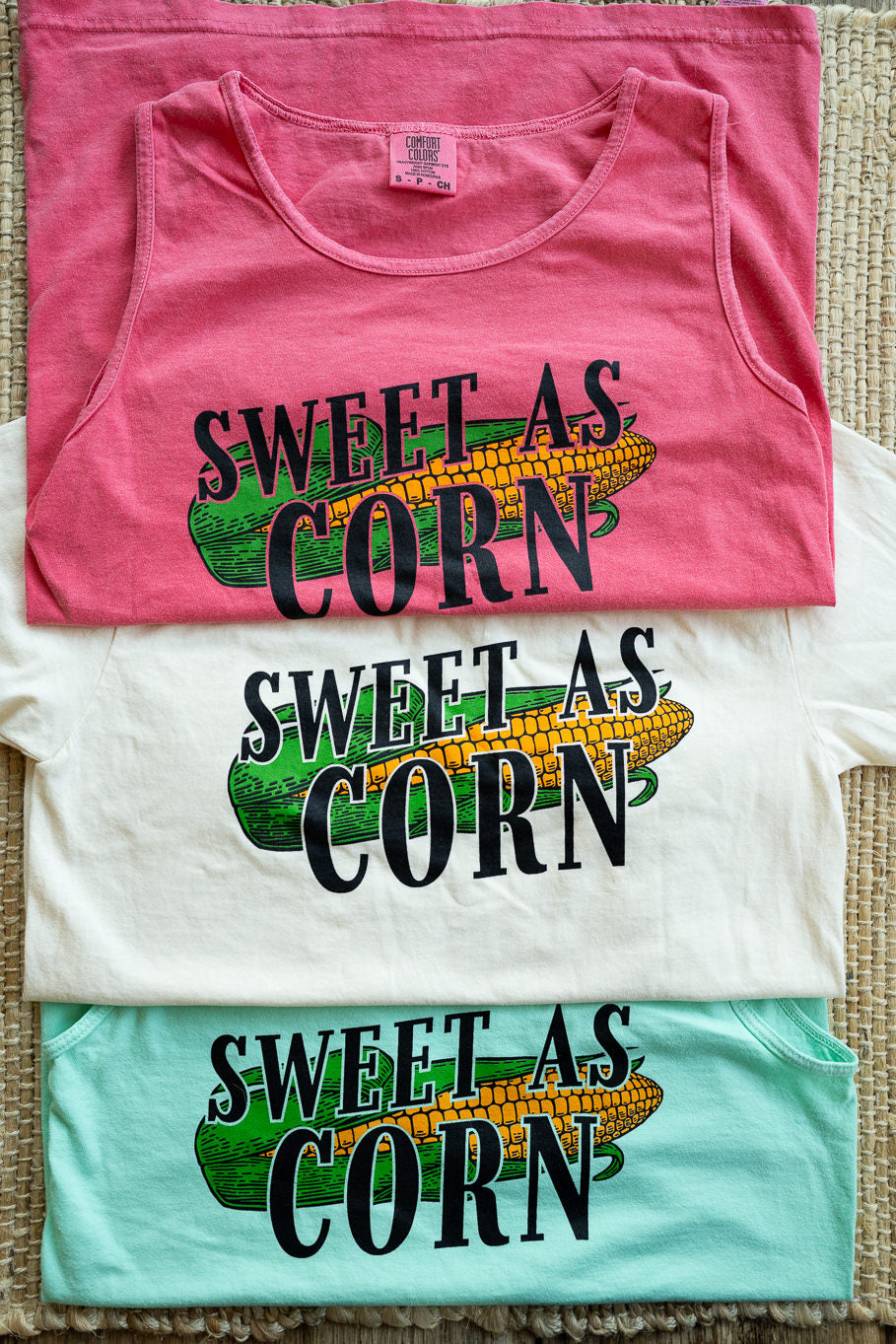 Sweet As Corn Graphic Tee in Ivory | Sizes S - 2XL - Rosebud's Tees