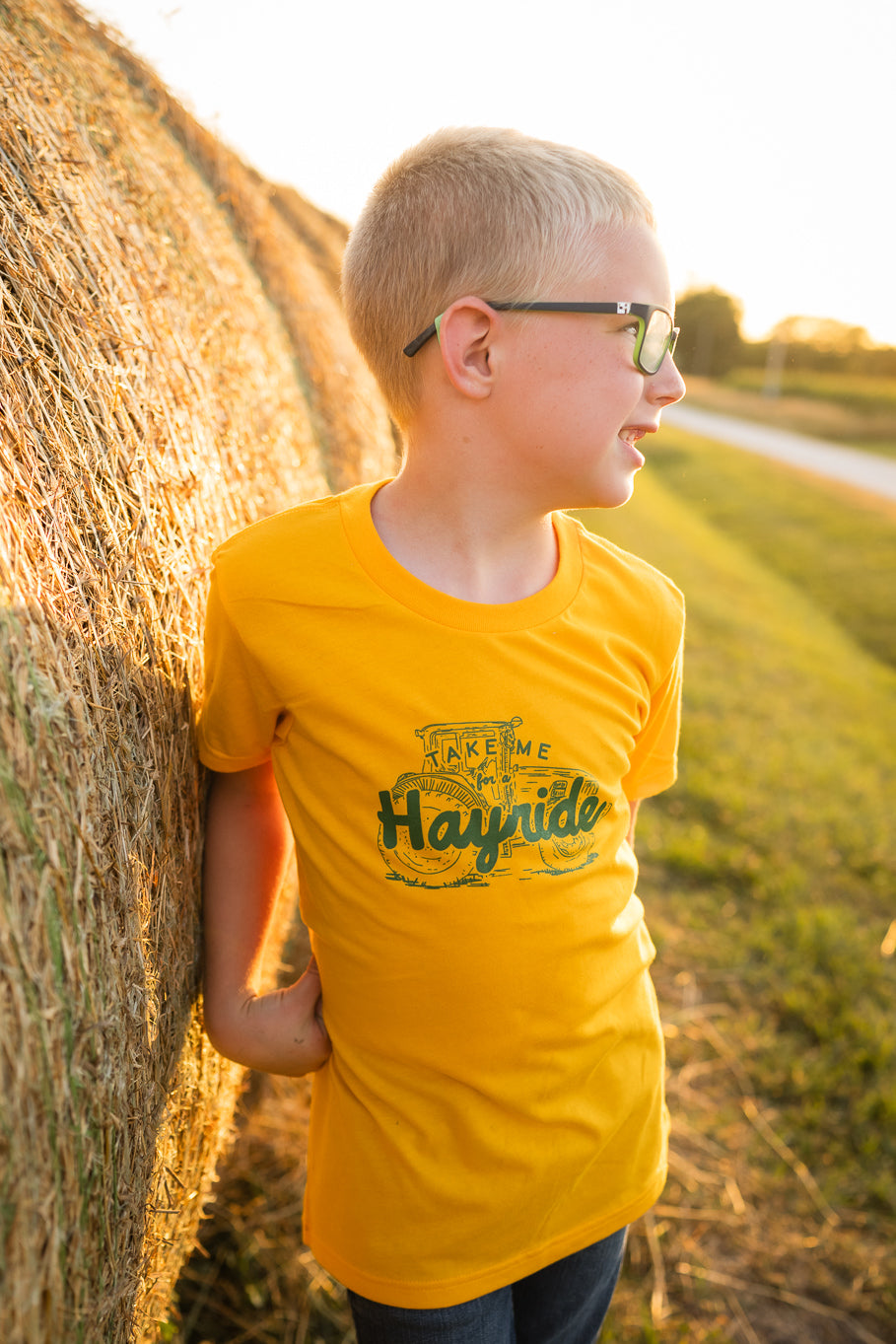 Take Me For A Hayride Graphic Tee (Adult, Toddler, Youth) - Rosebud's Tees