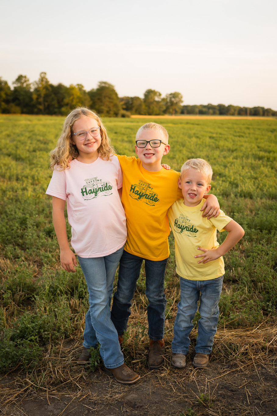 Take Me For A Hayride Graphic Tee (Adult, Toddler, Youth) - Rosebud's Tees