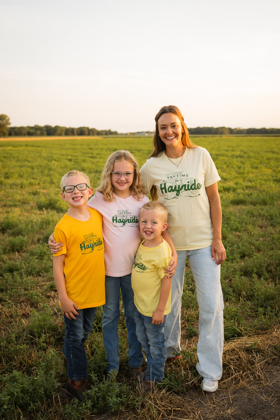 Take Me For A Hayride Graphic Tee (Adult, Toddler, Youth) - Rosebud's Tees