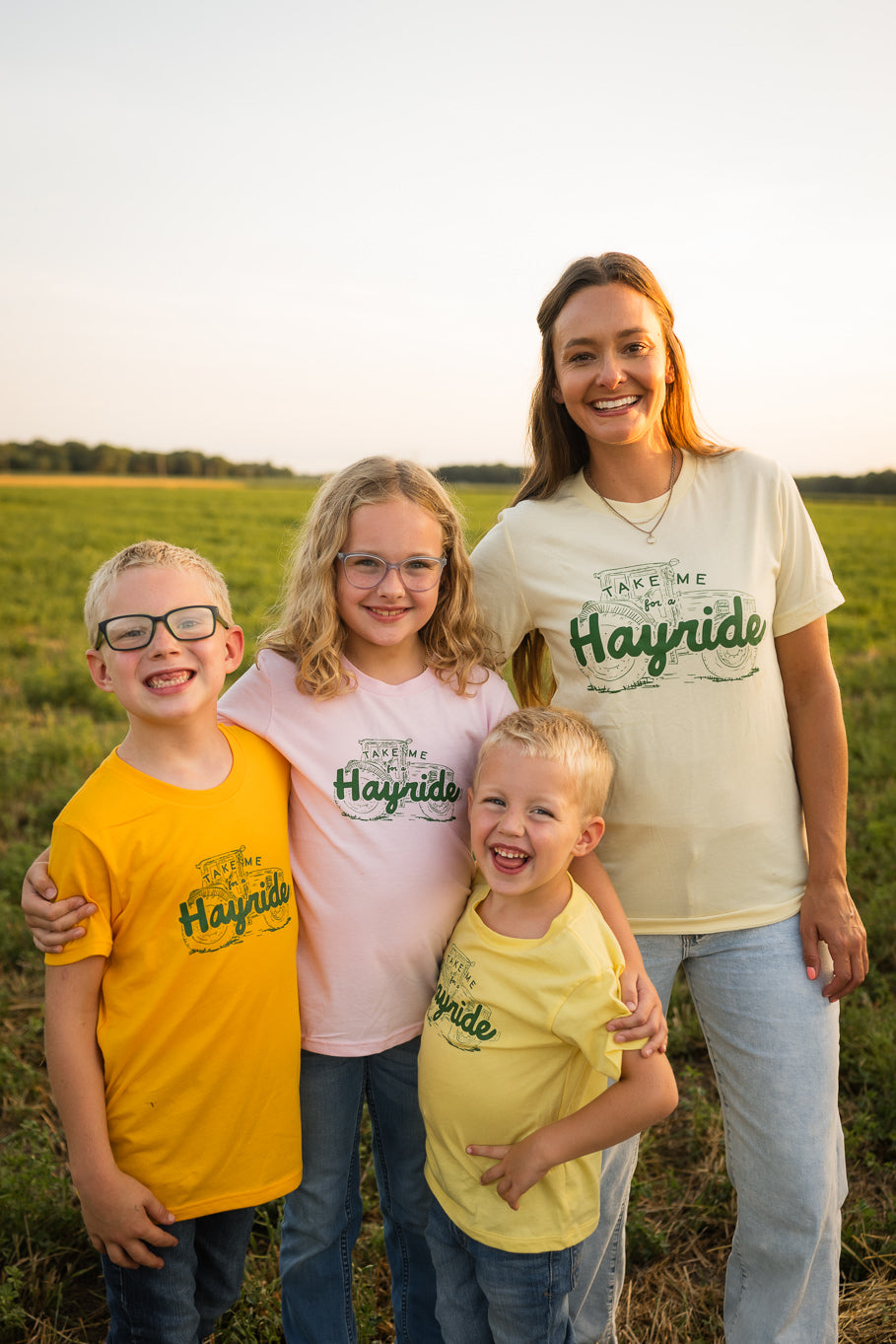 Take Me For A Hayride Graphic Tee (Adult, Toddler, Youth) - Rosebud&#39;s Tees