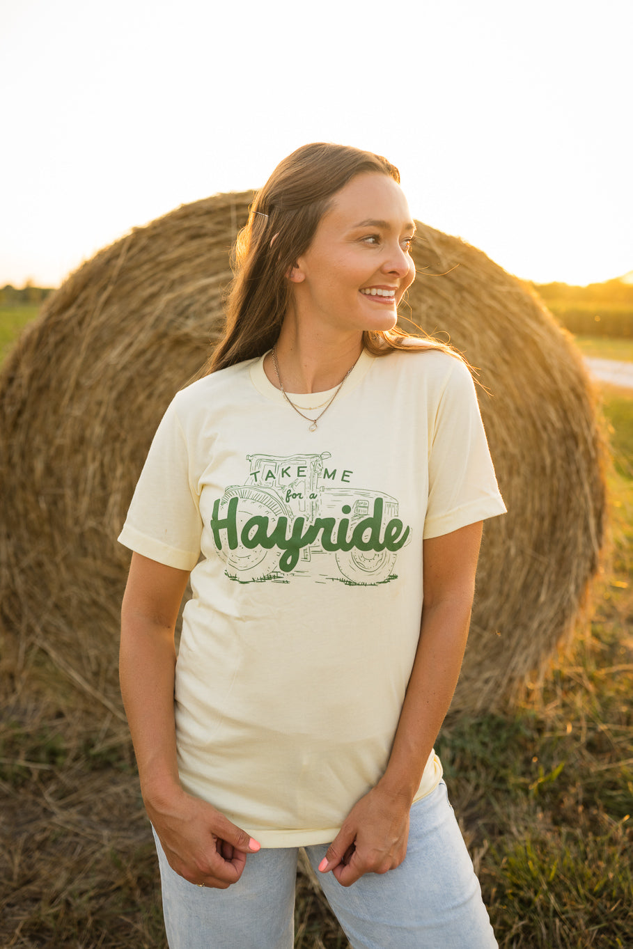 Take Me For A Hayride Graphic Tee (Adult, Toddler, Youth) - Rosebud's Tees