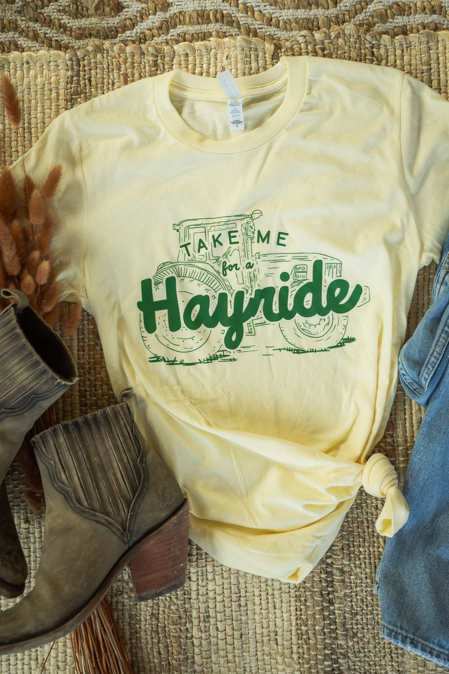 Take Me For A Hayride Graphic Tee (Adult, Toddler, Youth) - Rosebud's Tees