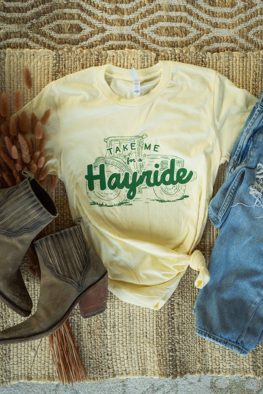 Take Me For A Hayride Graphic Tee (Adult, Toddler, Youth) - Rosebud's Tees