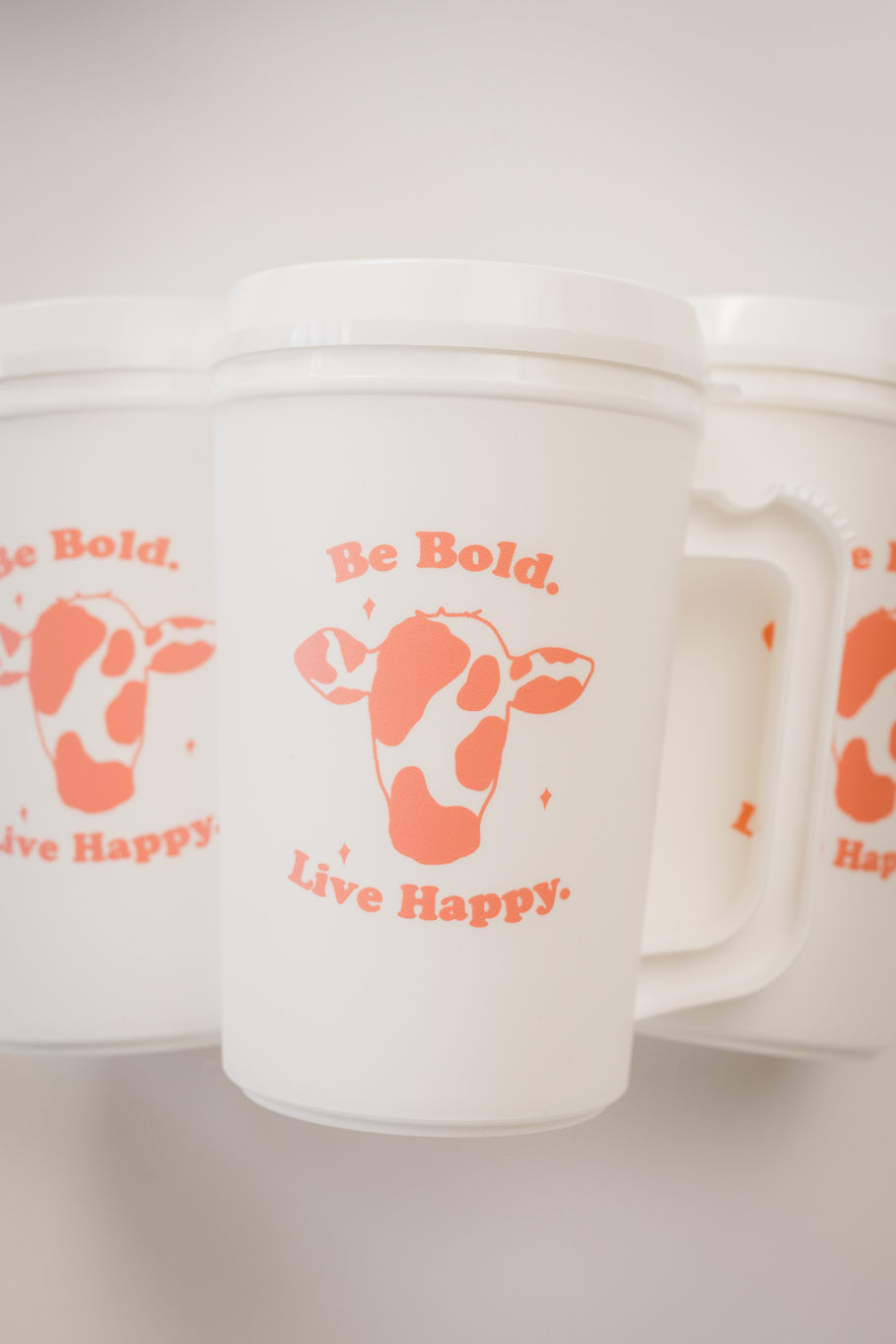 Be Bold, Live Happy Mega Mug - Rosebud&#39;s Tees