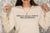 Girls in Small Towns Dream Bigger Terry Crewneck in Ivory | Sizes S - 3X - Rosebud's Tees