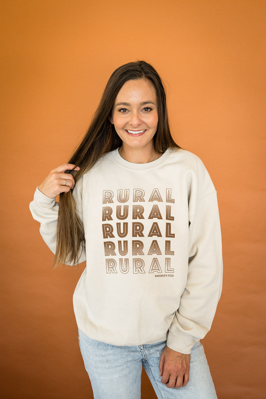 Rural Sweatshirt | Sizes S - 3XL - Rosebud's Tees